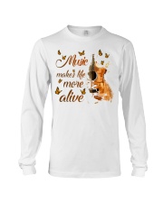 Music Makes Life More Alive Long Sleeve Tee thumbnail
