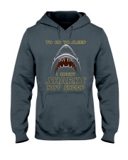 I Count Shark Not Sheep Hooded Sweatshirt thumbnail