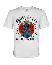 Probe By Day V-Neck T-Shirt thumbnail