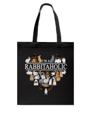Im A Rabbitaholic Tote Bag tile
