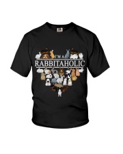 Im A Rabbitaholic Youth T-Shirt tile
