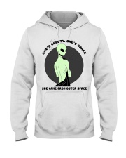 She Is Beauty Hooded Sweatshirt front