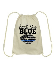 Back The Blue Drawstring Bag thumbnail