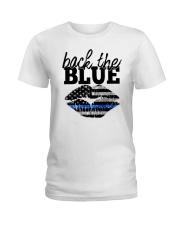 Back The Blue Ladies T-Shirt thumbnail