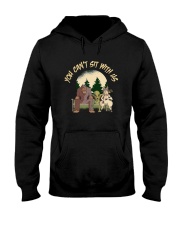 You Can Not Sit Hooded Sweatshirt tile