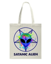 Satanic Alien Tote Bag thumbnail