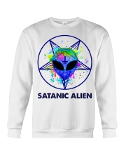 Satanic Alien Crewneck Sweatshirt thumbnail