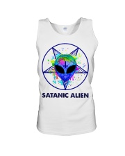 Satanic Alien Unisex Tank thumbnail