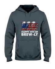 Happy Four Of July Hooded Sweatshirt thumbnail