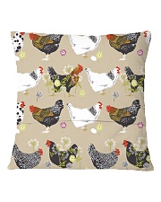 Welcome To My Farm Square Pillowcase back