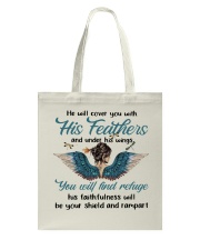 He Will Cover You Tote Bag thumbnail