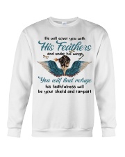 He Will Cover You Crewneck Sweatshirt thumbnail