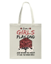 Some Girls Play Dnd Tote Bag tile