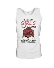 Some Girls Play Dnd Unisex Tank tile