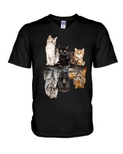 cat-2711 V-Neck T-Shirt tile