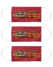N-sloth-2407-Q117 Cloth Face Mask - 3 Pack front