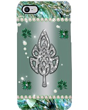 Celtic Leaf Crystal Irish Phone Case 1402-033th Phone Case i-phone-8-case