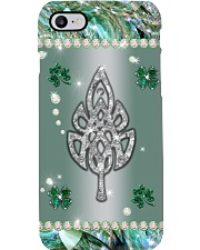 Celtic Leaf Crystal Irish Phone Case 1402-033th Phone Case i-phone-8-case