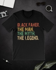 Black father the man the myth the legend Classic T-Shirt lifestyle-mens-crewneck-front-16