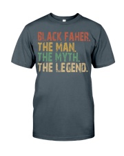 Black father the man the myth the legend Classic T-Shirt tile