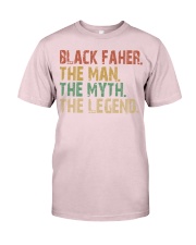 Black father the man the myth the legend Premium Fit Mens Tee tile