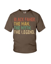 Black father the man the myth the legend Youth T-Shirt tile