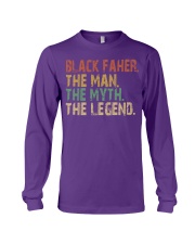 Black father the man the myth the legend Long Sleeve Tee tile