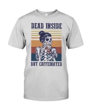 coffee dead inside but coffeinated Premium Fit Mens Tee tile