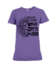 tiger black father Premium Fit Ladies Tee tile