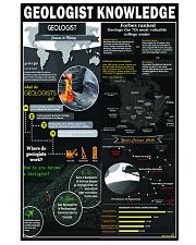 Geologist knowledge 24x36 Poster front