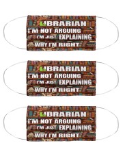 librarian I'm not arguing mas Cloth Face Mask - 3 Pack front