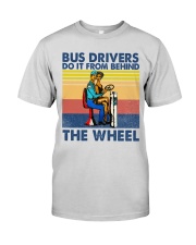 bus driver do it from behind Premium Fit Mens Tee tile