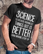 science better Classic T-Shirt lifestyle-mens-crewneck-front-4