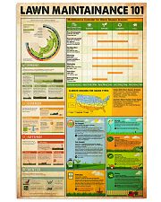 Lawn Maintainance knowledge 24x36 Poster front