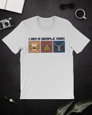hunting simple man Classic T-Shirt lifestyle-mens-crewneck-front-16