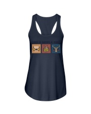 hunting simple man Ladies Flowy Tank tile