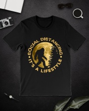 bigfoot social distancing life style Classic T-Shirt lifestyle-mens-crewneck-front-16