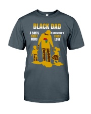 Black Dad hero love Classic T-Shirt tile