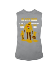 Black Dad hero love Sleeveless Tee tile