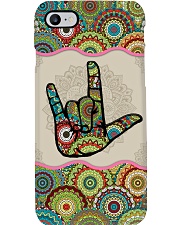 sign language mandala phonecase Phone Case i-phone-8-case