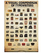 visual compendium typewriters 11x17 Poster front