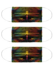 lgbt mandala dragonfly mas Cloth Face Mask - 3 Pack front