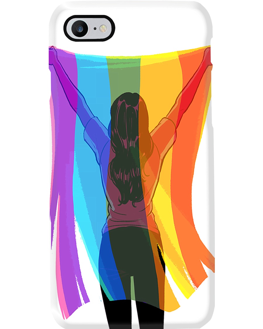 lgbt girl back flag phonecase Phone Case