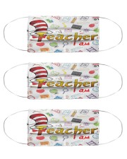 1 teacher-i-am-mas Cloth Face Mask - 3 Pack front