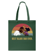 black dad ever sunset vintage Tote Bag tile