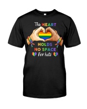 heart holds no space hate lgbt Premium Fit Mens Tee tile