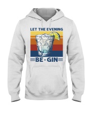let the evening be gin Hooded Sweatshirt tile