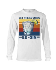 let the evening be gin Long Sleeve Tee tile