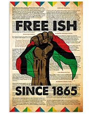 black fre ish poster 11x17 Poster front