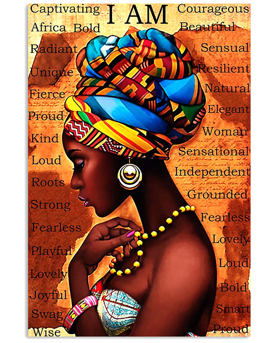 black girl I am 11x17 Poster